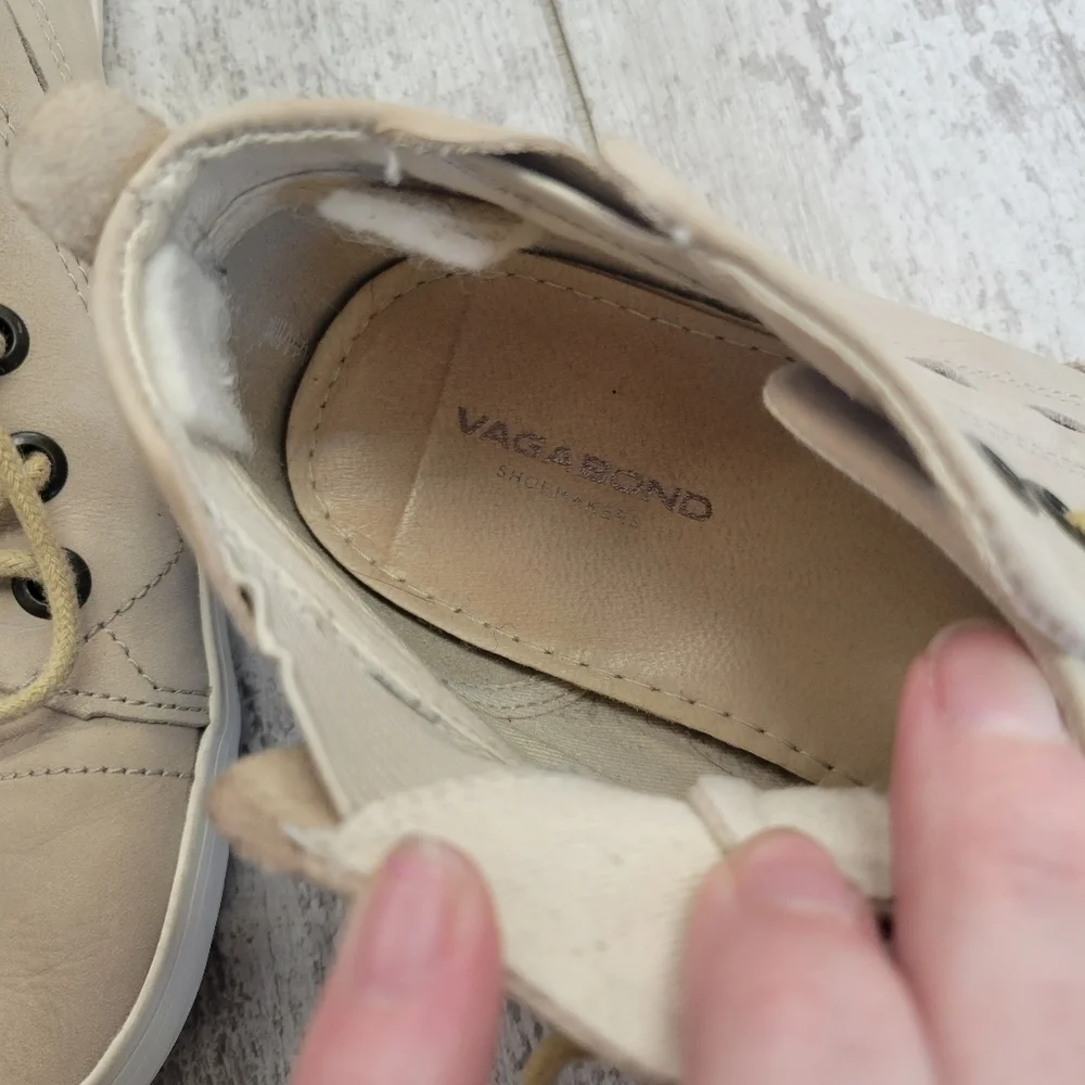 VAGABOND Corona Leather Hightop Sneaker Size 37 - Picture 5 of 13